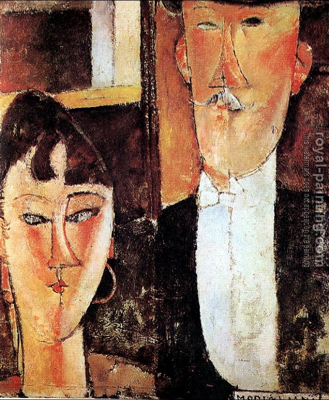 Amedeo Modigliani : Bride and Groom